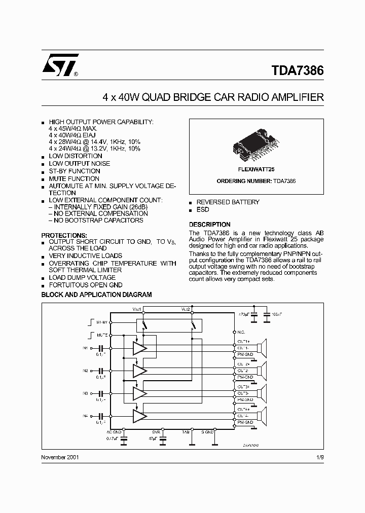 TDA7386_4866294.PDF Datasheet