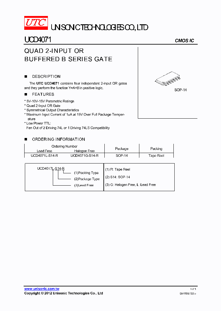 UCD4071L-S14-R_4866583.PDF Datasheet