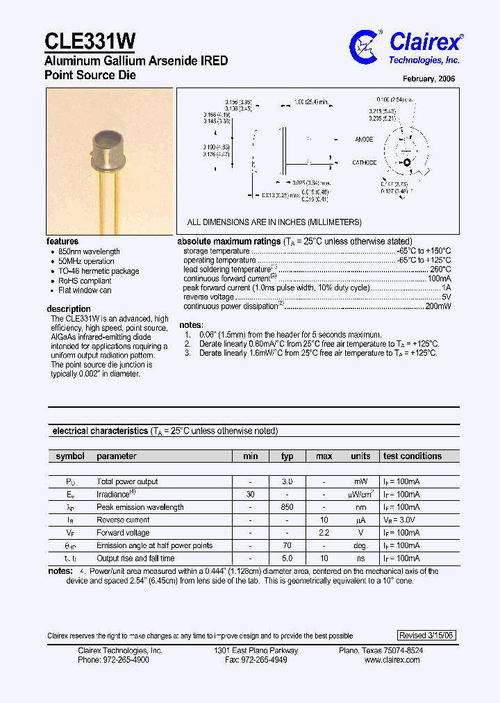 CLE331W_4867189.PDF Datasheet