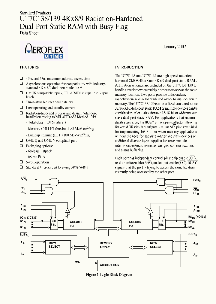 UT7C139C45GCA_4867705.PDF Datasheet