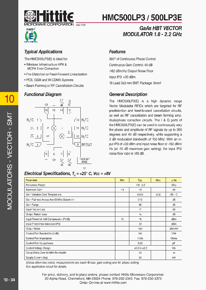 HMC500LP309_4867907.PDF Datasheet