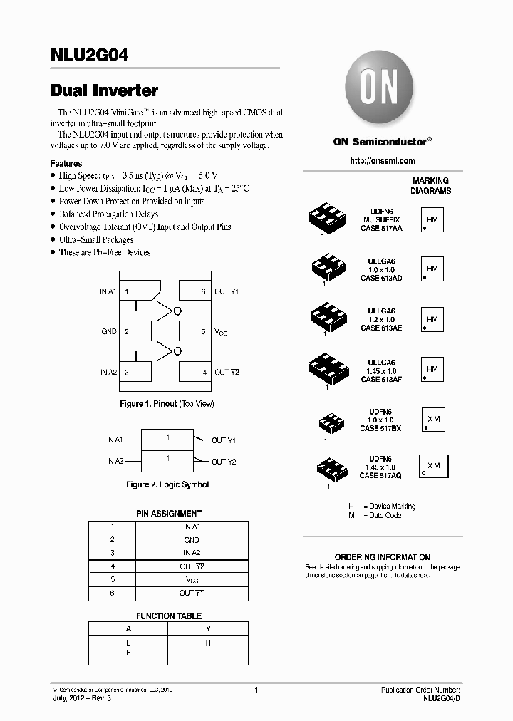 NLU2G04AMUTCG_4868773.PDF Datasheet