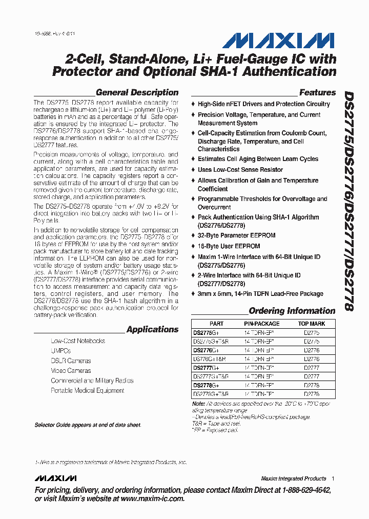 DS2775GR_4869210.PDF Datasheet