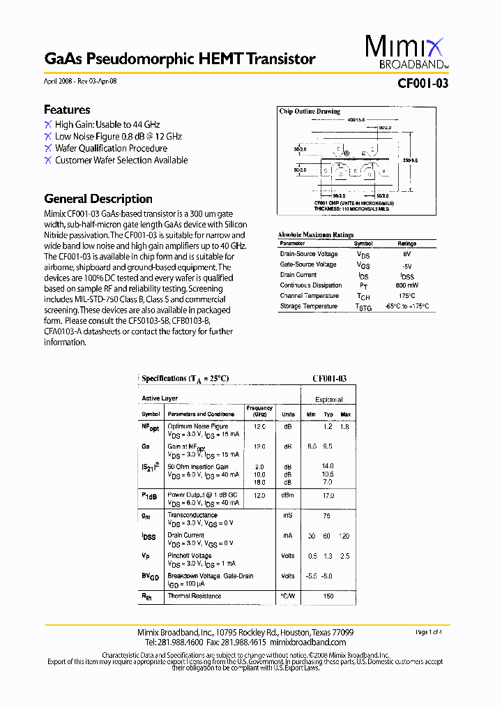 CF001-0308_4869799.PDF Datasheet