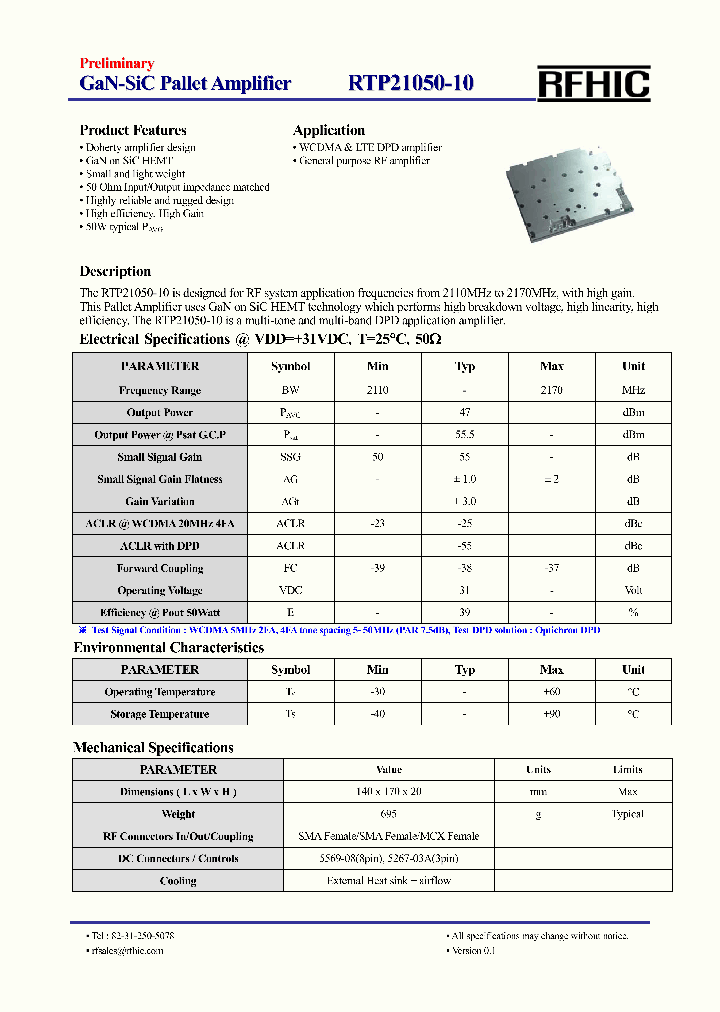 RTP21050-10_4869985.PDF Datasheet