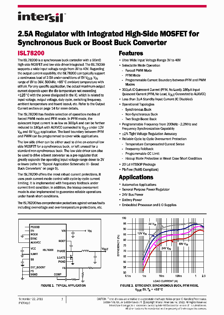 ISL78200_4871057.PDF Datasheet