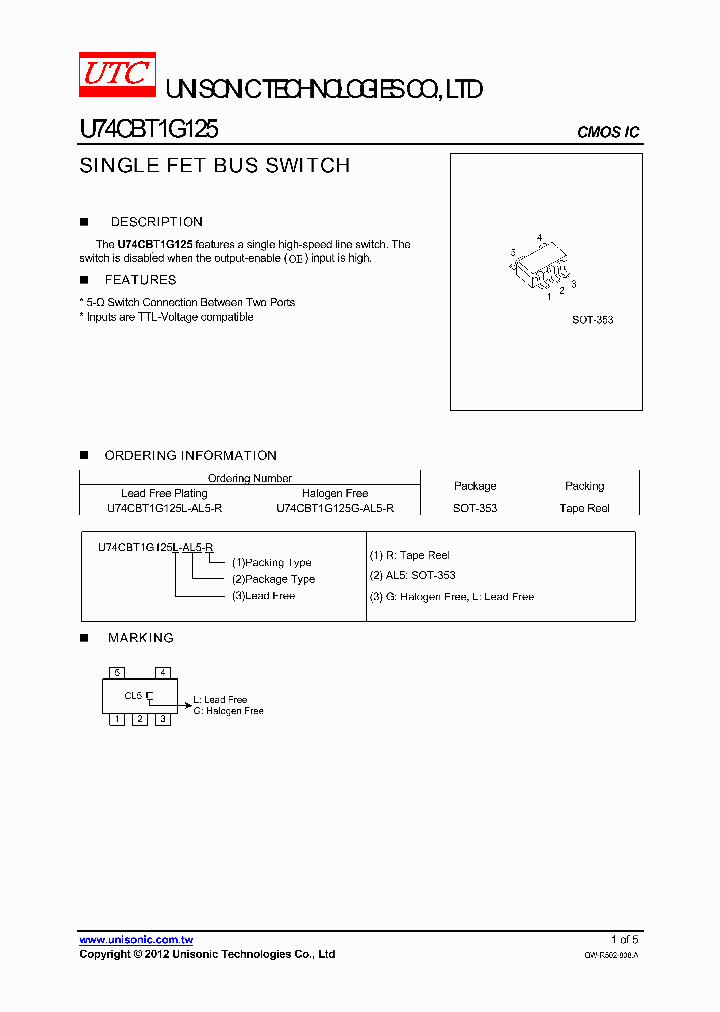 U74CBT1G125G-AL5-R_4872414.PDF Datasheet