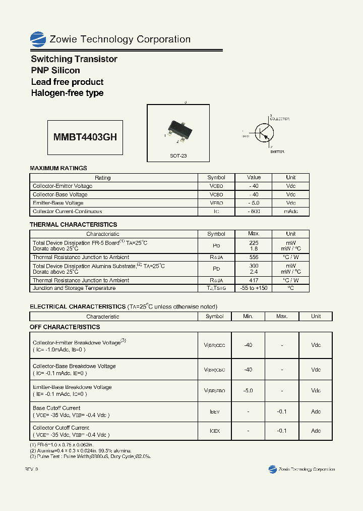 MMBT4403GH_4876709.PDF Datasheet