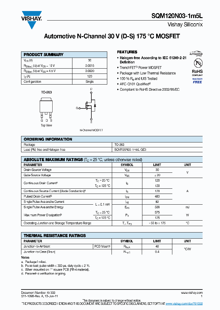 SQM120N03-1M5L_4879110.PDF Datasheet