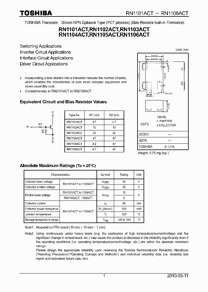 RN1101ACT_4879426.PDF Datasheet