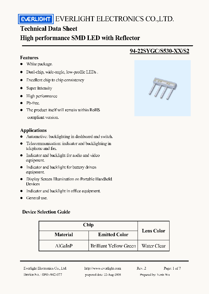 94-22SYGC_4879804.PDF Datasheet