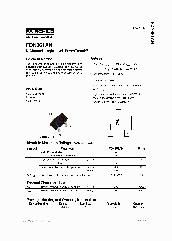 FDN361AN_4881179.PDF Datasheet