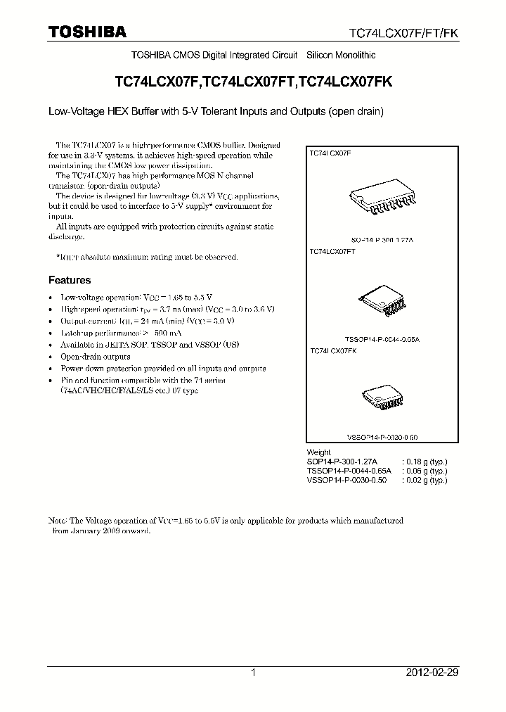 TC74LCX07FK12_4883987.PDF Datasheet