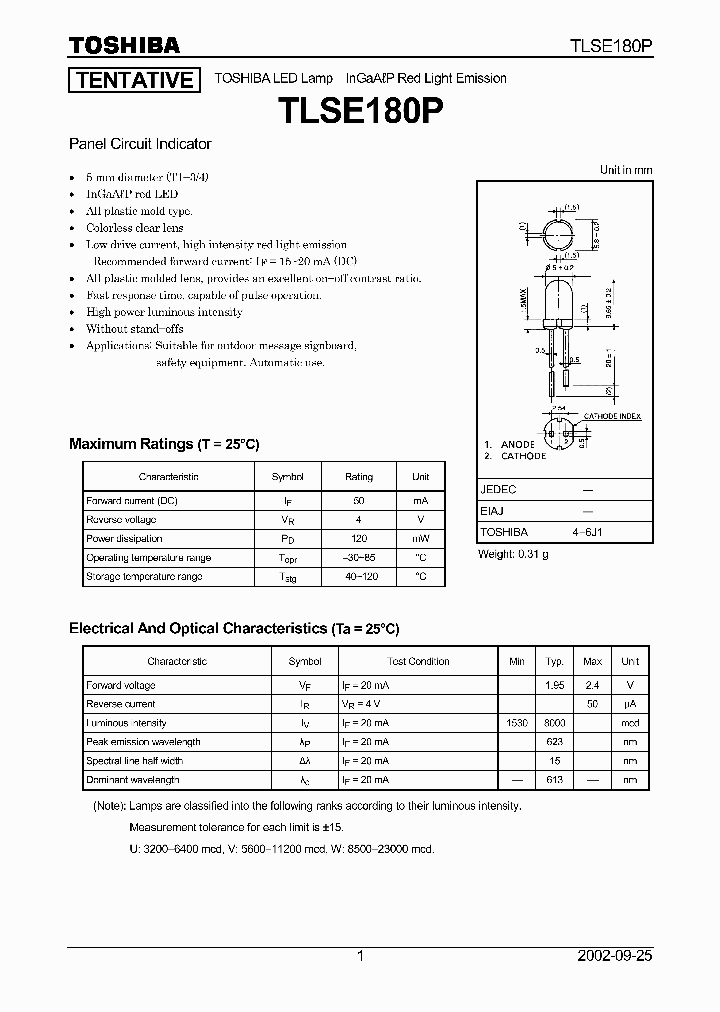 TLSE180P_4884792.PDF Datasheet