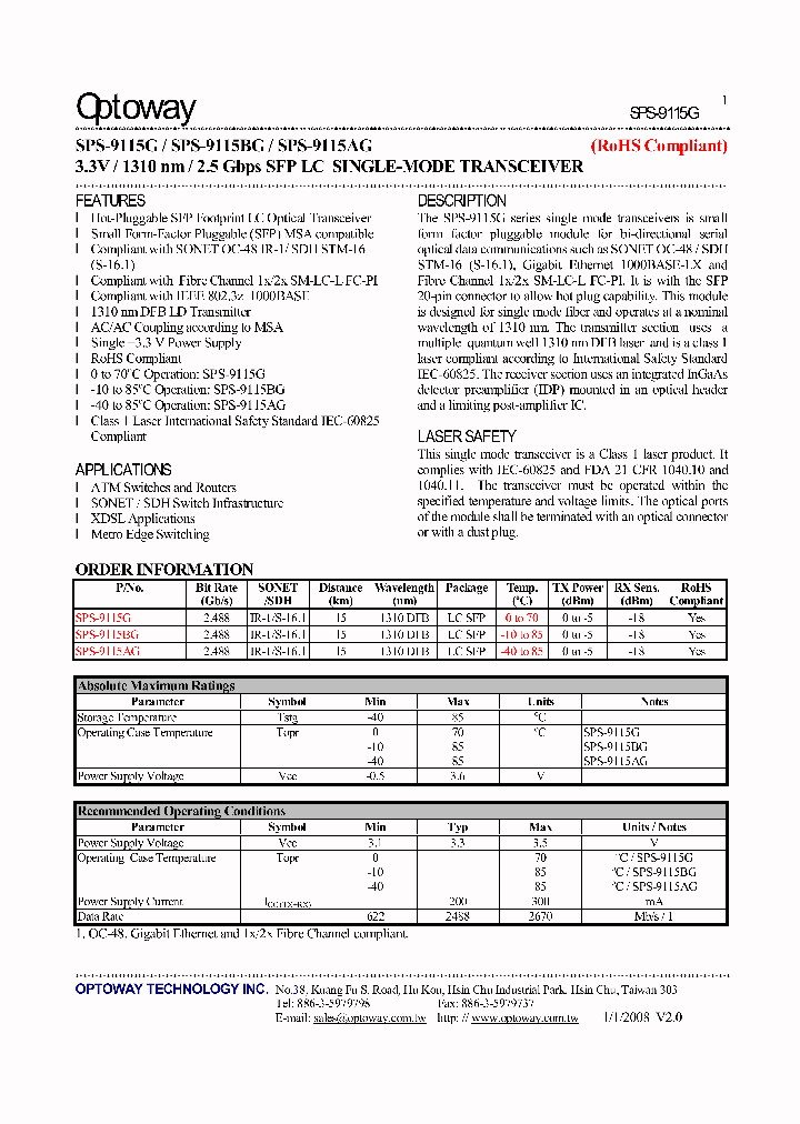 SPS-9115G08_4886428.PDF Datasheet
