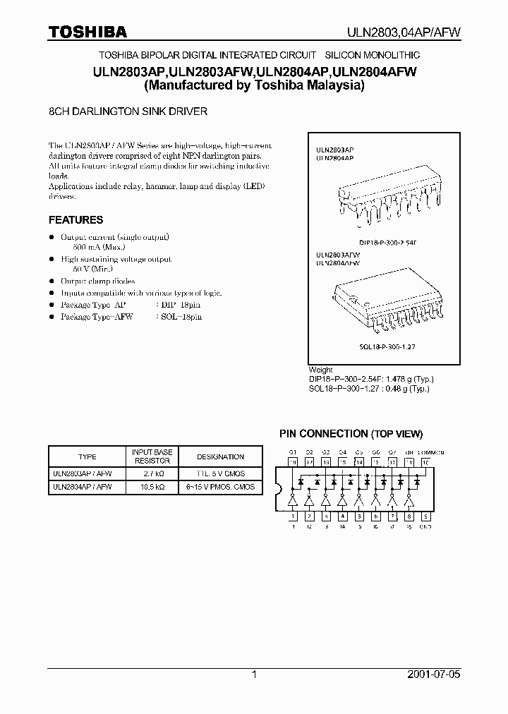 ULN2803AP_4889959.PDF Datasheet