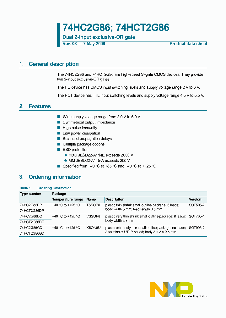 74HC2G86GD_4891471.PDF Datasheet