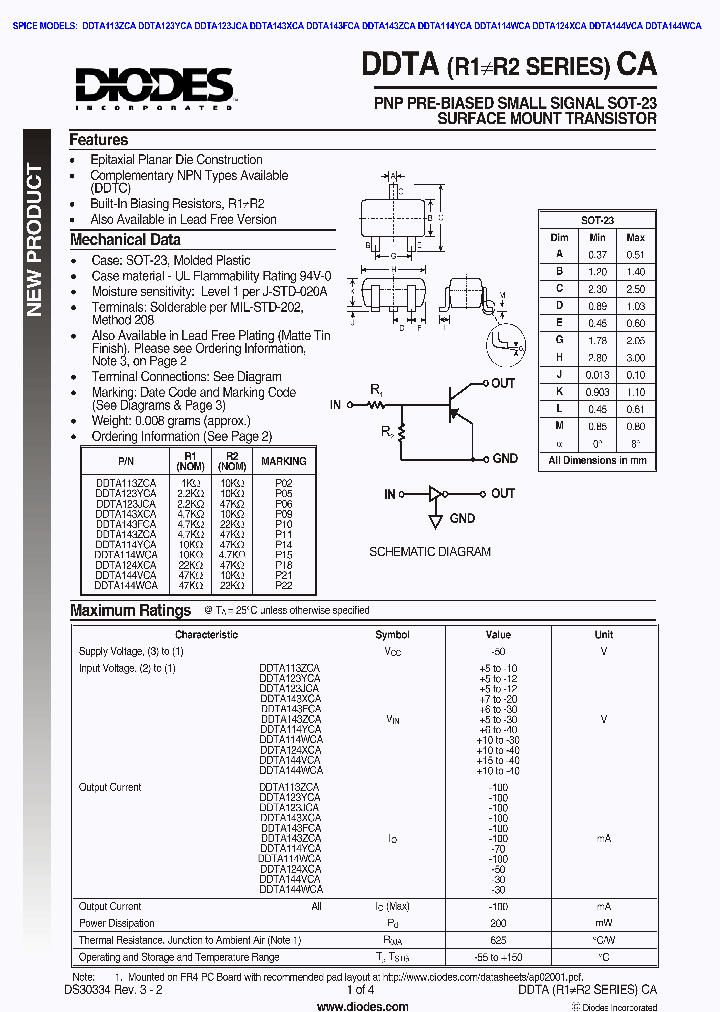 DDTA114WCA_4889127.PDF Datasheet