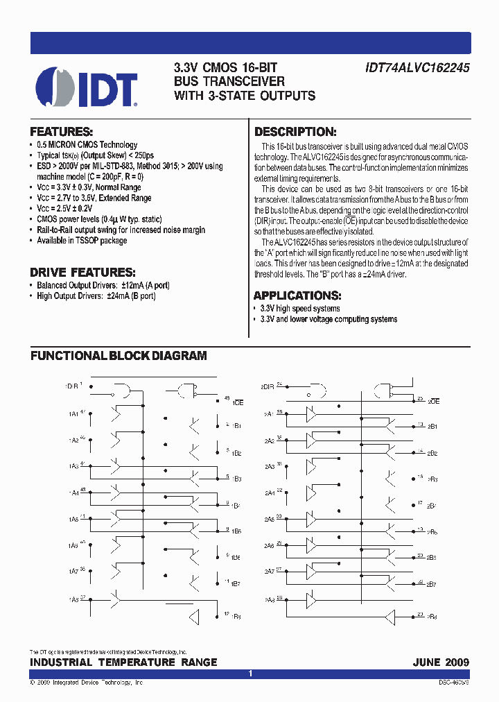 74ALVC162245PA_4890330.PDF Datasheet