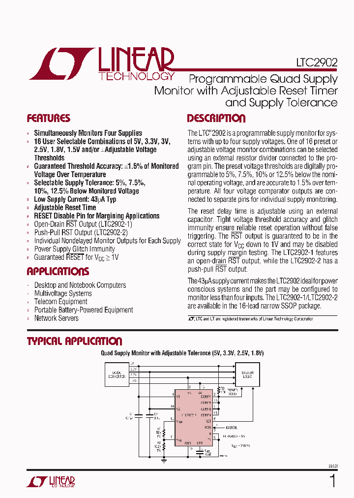 LTC2902-1IGN_4893904.PDF Datasheet