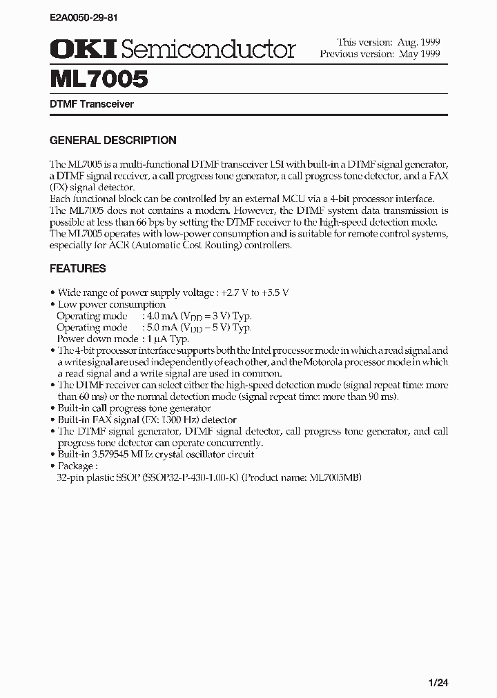 ML705_4894410.PDF Datasheet