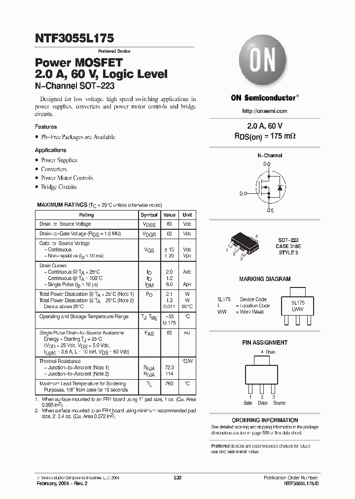NTF3055L175T3LFG_4895889.PDF Datasheet