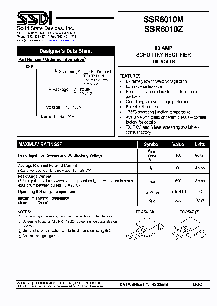 SSR6010M1_4896572.PDF Datasheet