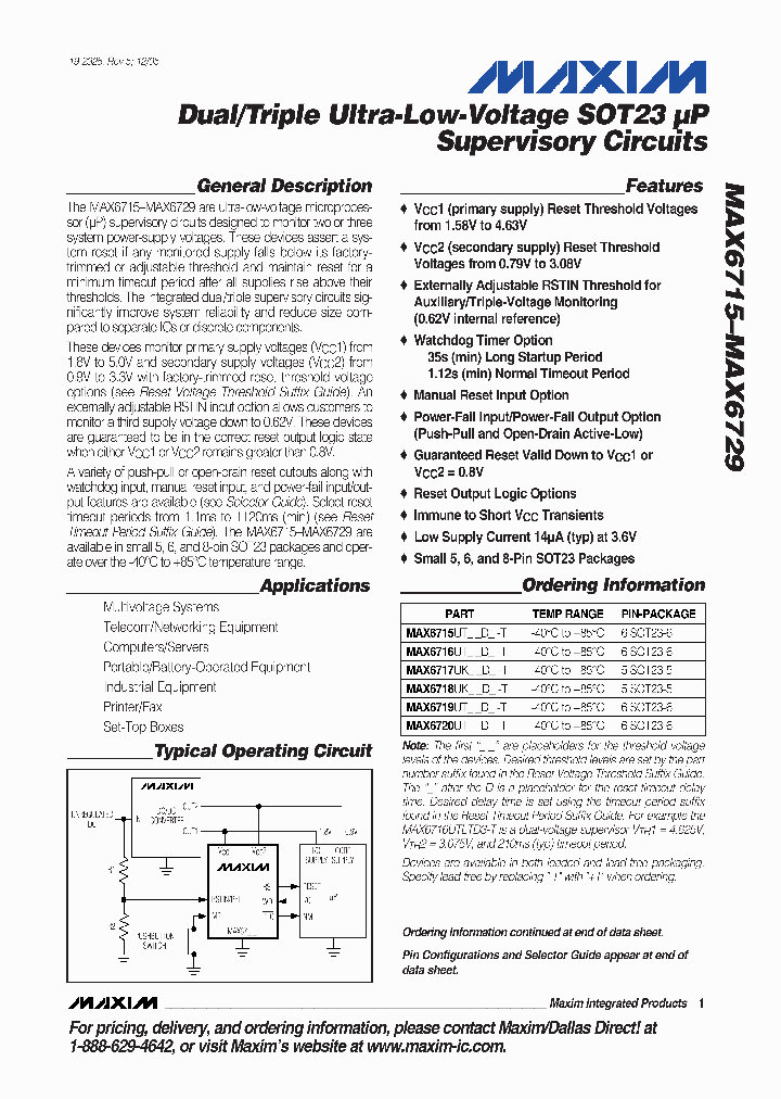 MAX6715UTVHD6_4897201.PDF Datasheet