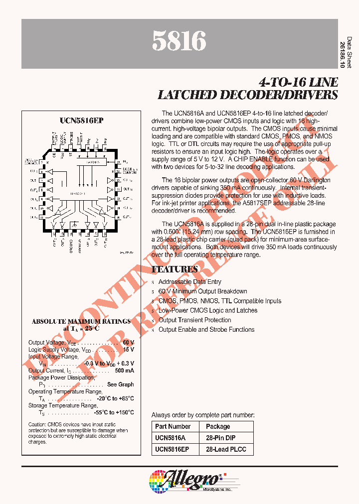 UCN5816_4898269.PDF Datasheet