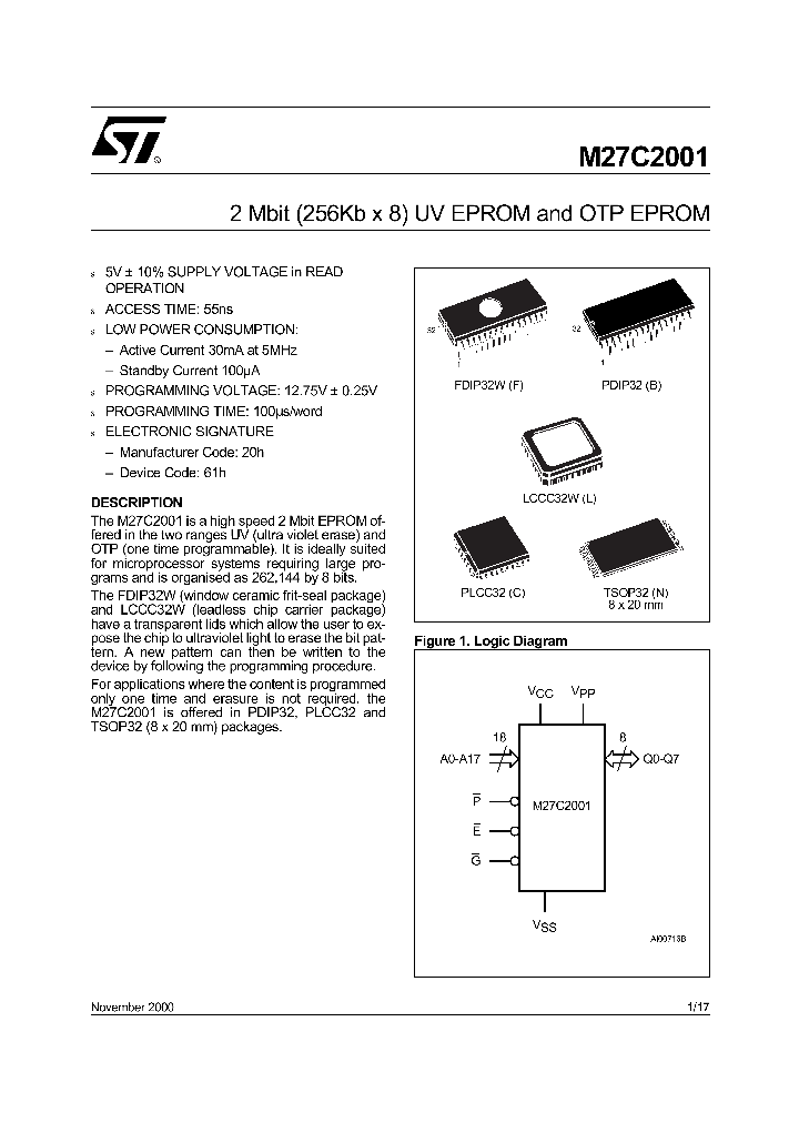 M27C2001-55C1_4900503.PDF Datasheet