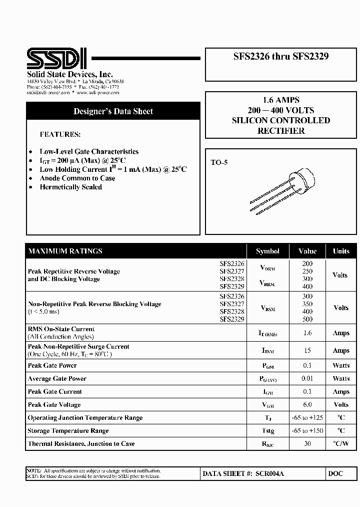 SFS2326_4903139.PDF Datasheet