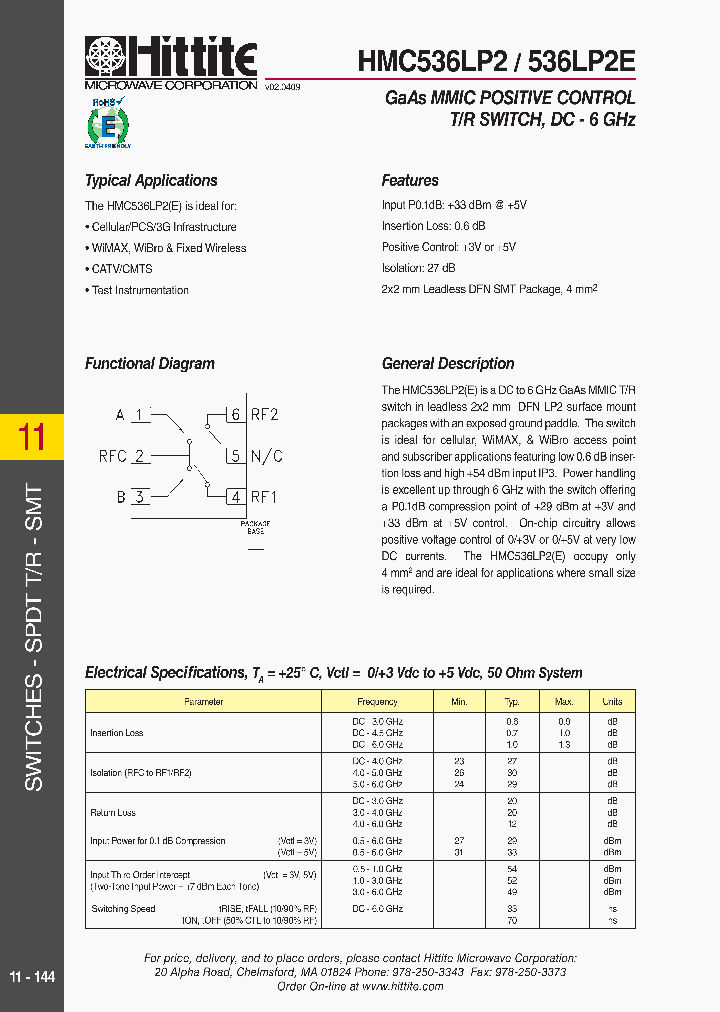 HMC536LP209_4917641.PDF Datasheet