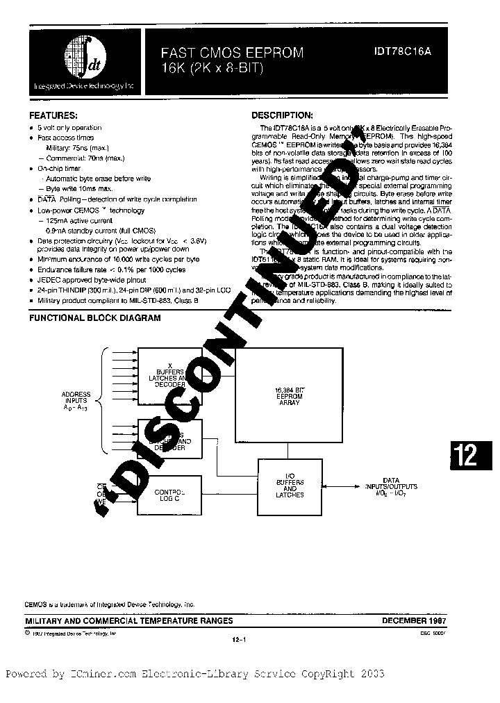 IDT78C16A350LB_4915262.PDF Datasheet