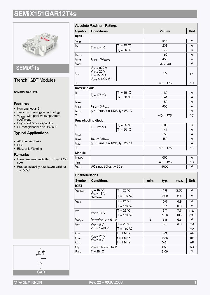 SEMIX151GAR12T4S_4916169.PDF Datasheet