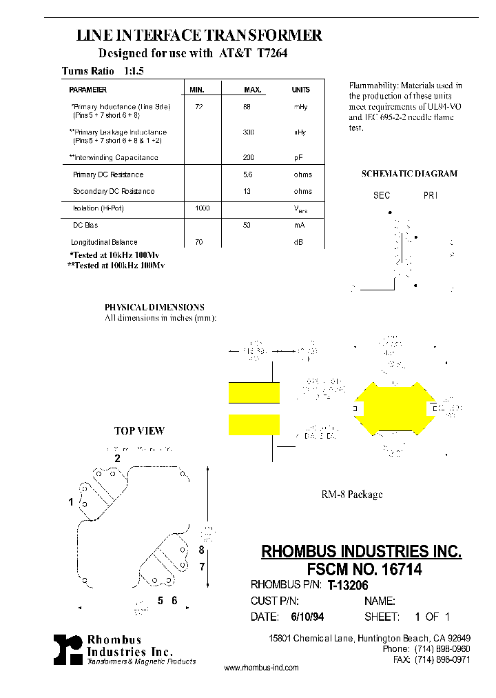 T-13206_4921209.PDF Datasheet