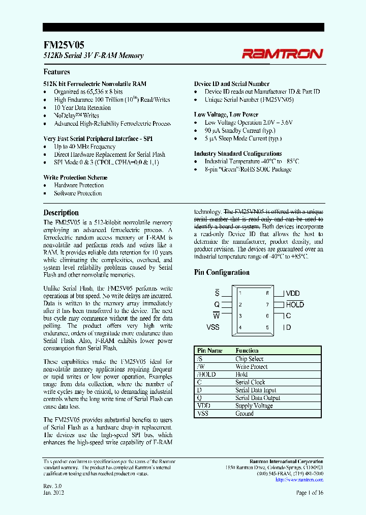 FM25V05-GTR_4921092.PDF Datasheet
