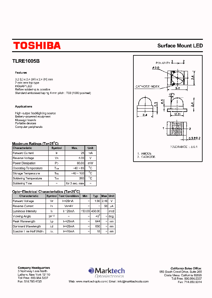 TLRE1005B_4918789.PDF Datasheet
