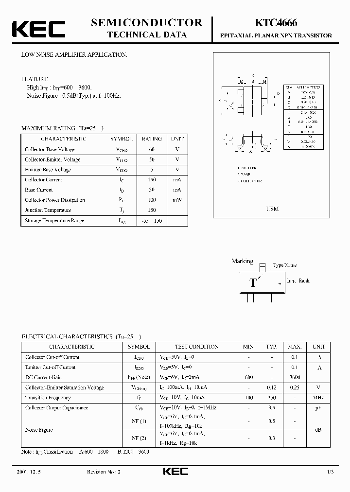 KTC4666_4921090.PDF Datasheet