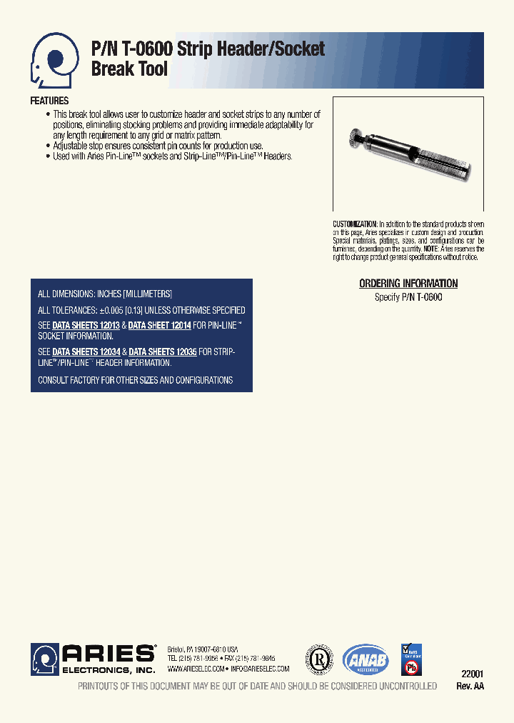 T-0600_4920302.PDF Datasheet