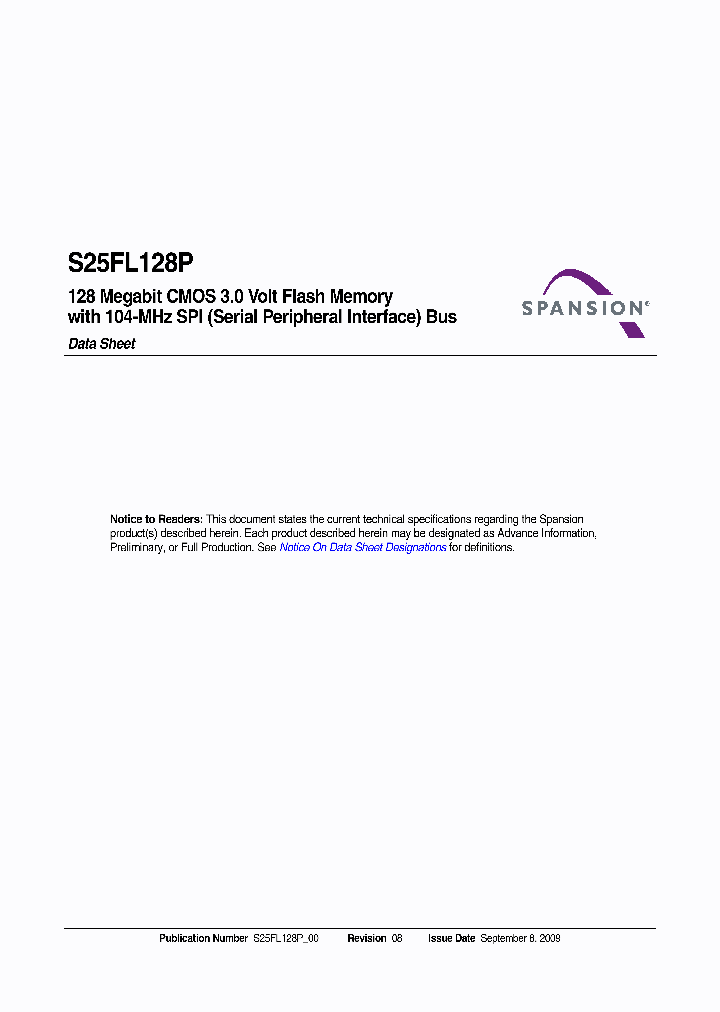 S25FL128P0XNFI001_4922168.PDF Datasheet