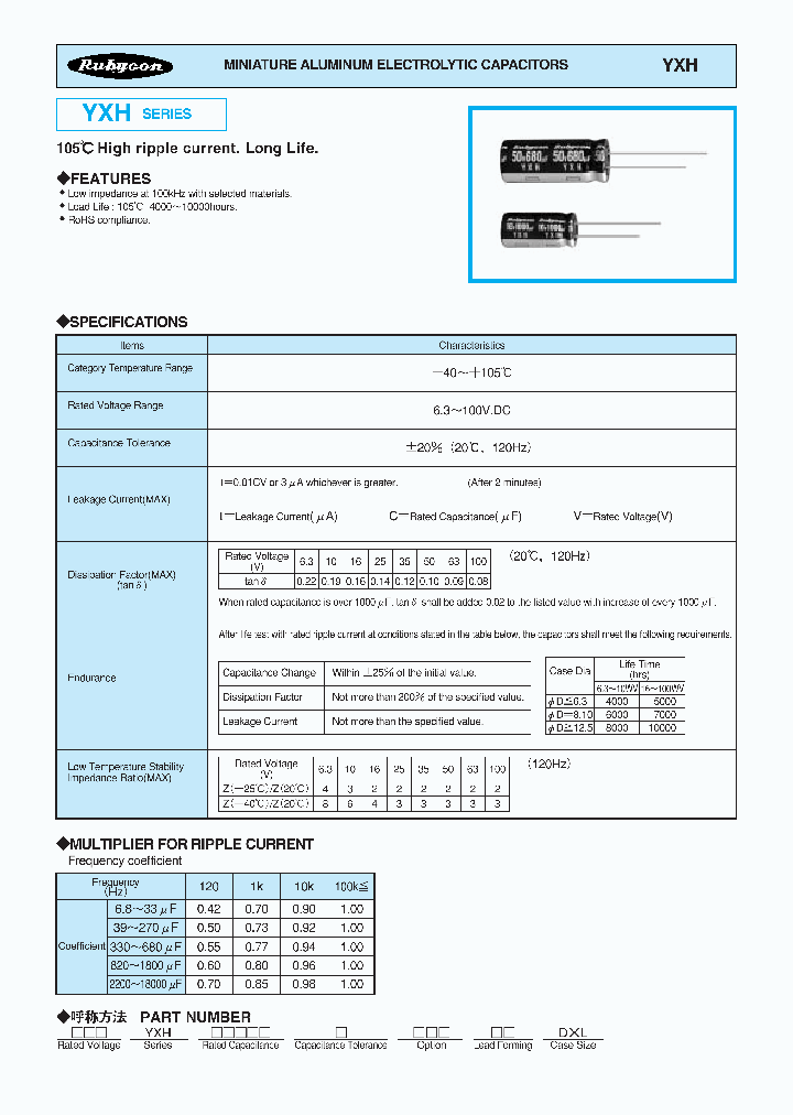 63YXH330M63X11_4922740.PDF Datasheet