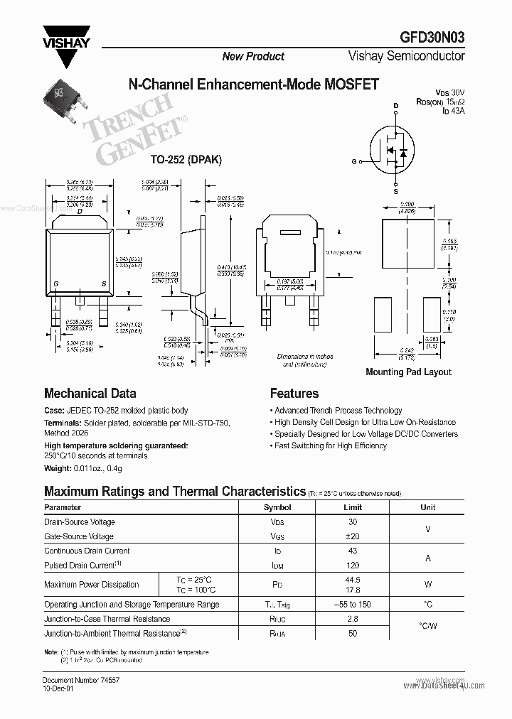 GFD30N03_4914335.PDF Datasheet