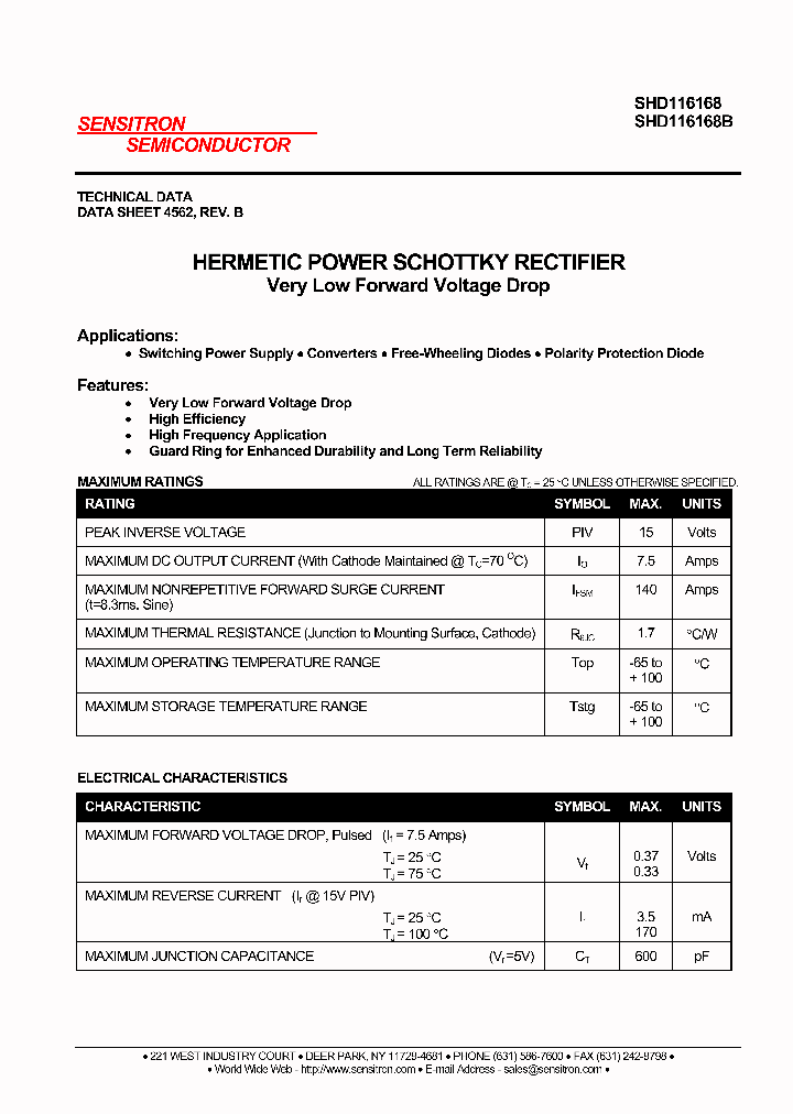 SHD116168B_4922911.PDF Datasheet