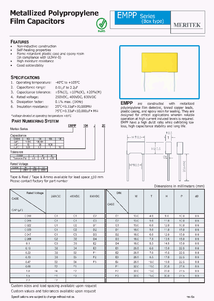 EMPP105M2J_4928584.PDF Datasheet