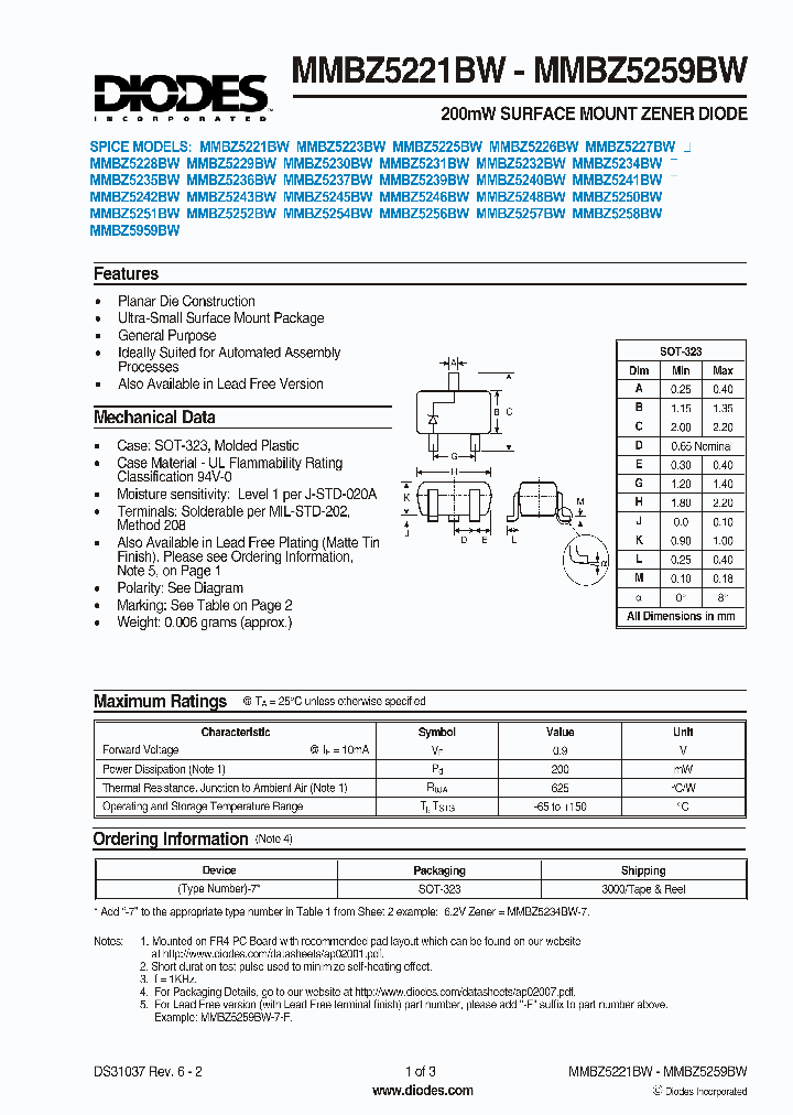 MMBZ5254BW_4930660.PDF Datasheet