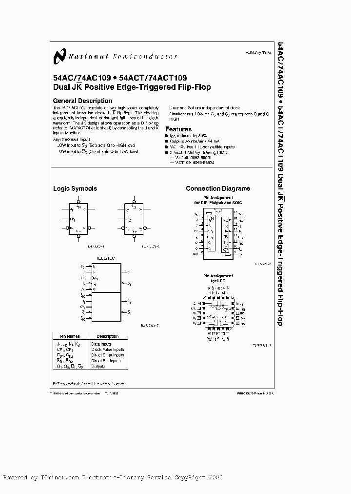 74AC109PCQR_4927967.PDF Datasheet