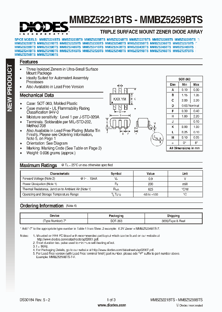 MMBZ5254BTS_4930659.PDF Datasheet