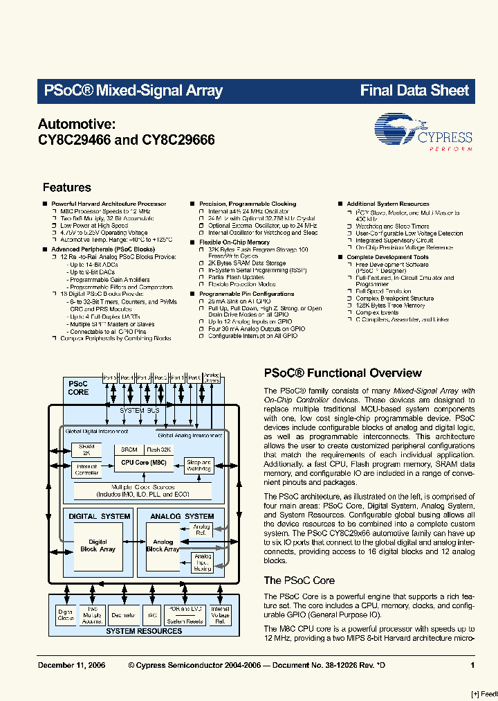 CY8C29466-12PVXE_4926457.PDF Datasheet