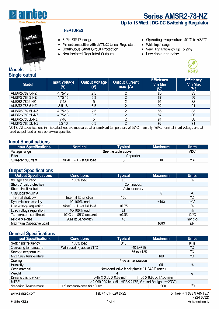 AMSR2-7833-NZ_4934073.PDF Datasheet