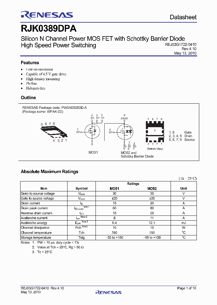 RJK0389DPA10_4933521.PDF Datasheet